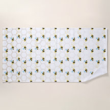 Romantic Funny Two Honeybees In Love Design