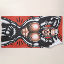 Toalla De Playa Ropa de goma en el gimnasio