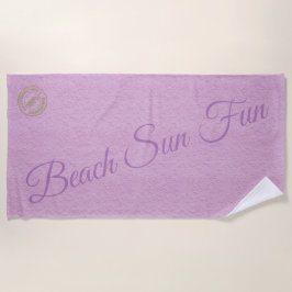 Toalla De Playa Rosa moderno