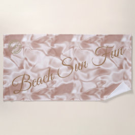 Toalla De Playa Rosa moderno