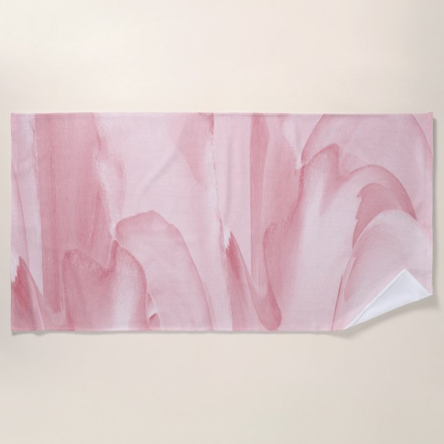 Toalla De Playa Rosa preciado (Anverso)