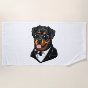 Toalla De Playa Rottweiler The Bodyguard