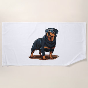 Toalla De Playa Rottweiler The Gent