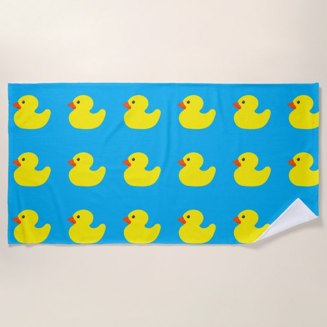 Toalla De Playa Rubber Duck Beach Towel (Anverso)