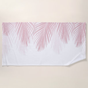 Toalla De Playa Rubor Palm deja las multas para el arte tropical