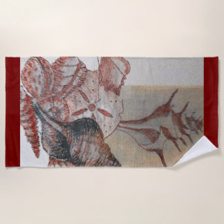 Toalla De Playa Rum Cay, Bahamas, Seashells: Beach Towel