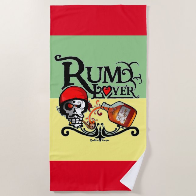 Toalla De Playa Rum lover (Anverso)
