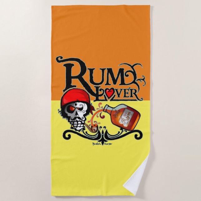Toalla De Playa Rum lover (Anverso)