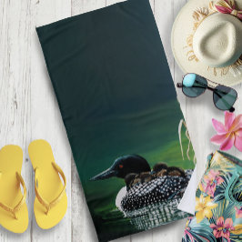 Toalla De Playa Salida de familia de préstamos