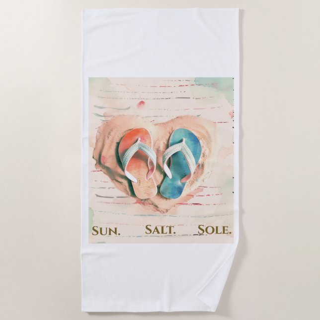 Toalla de playa Salt Sun Sole (Anverso)