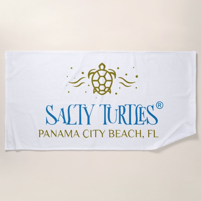 Toalla de playa Salty Turtles® (Anverso)