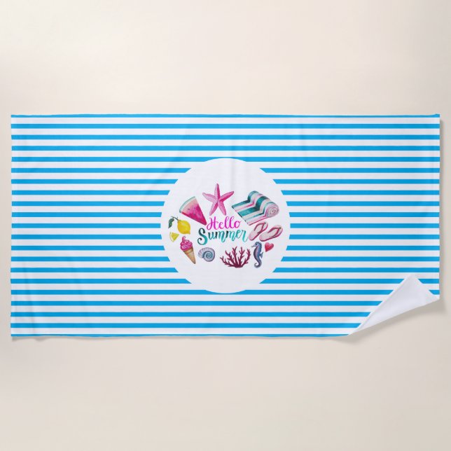 Toalla De Playa Saludo (Anverso)