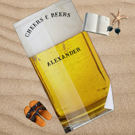 Toalla De Playa Saludos y cervezas bebiendo el gigante Mug Stein M