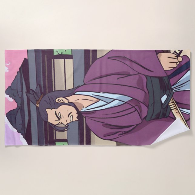 Toalla De Playa samurai (Anverso)