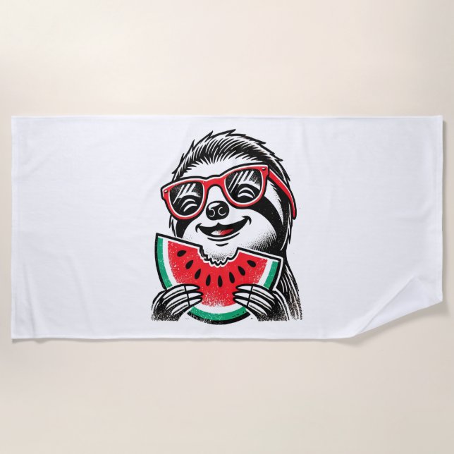 Toalla De Playa sandía de Guay Sloing Eating (Anverso)