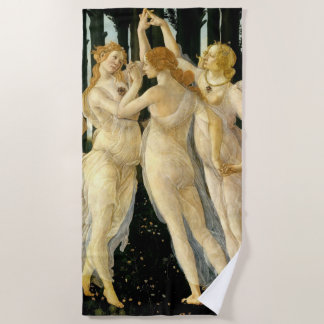 Toalla De Playa Sandro Botticelli "Primavera - Las Tres Gracias"