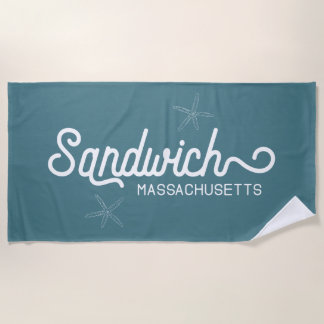 Toalla De Playa Sandwich Massachusetts Nautical