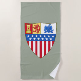 Toalla De Playa Santa Fe, Nuevo México (Escudo de armas)