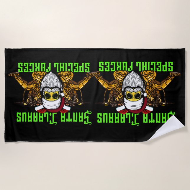 Toalla De Playa Santa, fuerzas especiales, ejército (Anverso)