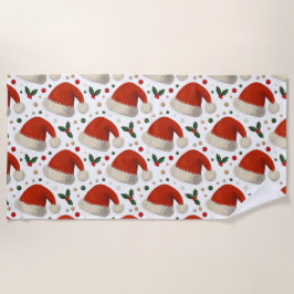 Toalla De Playa Santa Hats