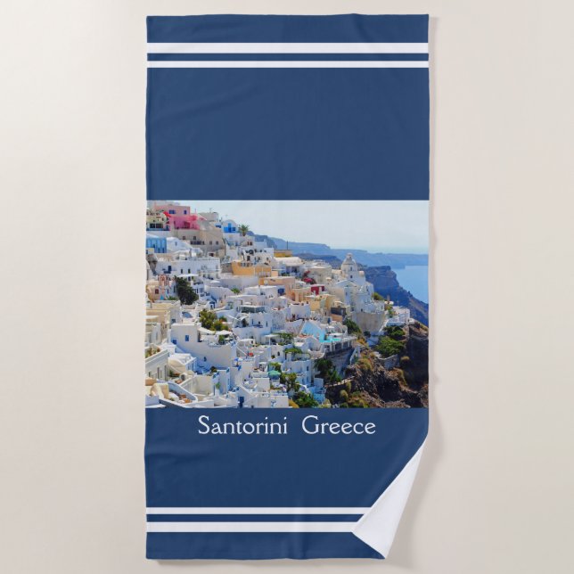 Toalla De Playa Santorini 2 (Anverso)