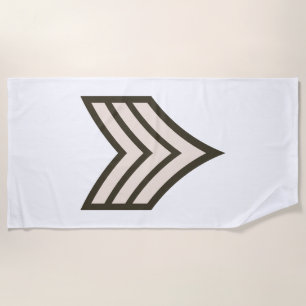 Toalla De Playa Sargento del ejército