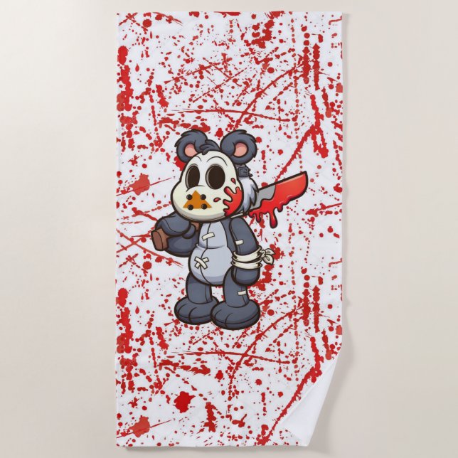 Toalla de playa Scare Bear (Anverso)