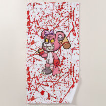 Toalla de playa Scare Bear