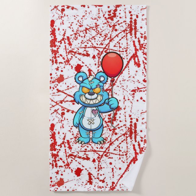 Toalla de playa Scare Bear (Anverso)