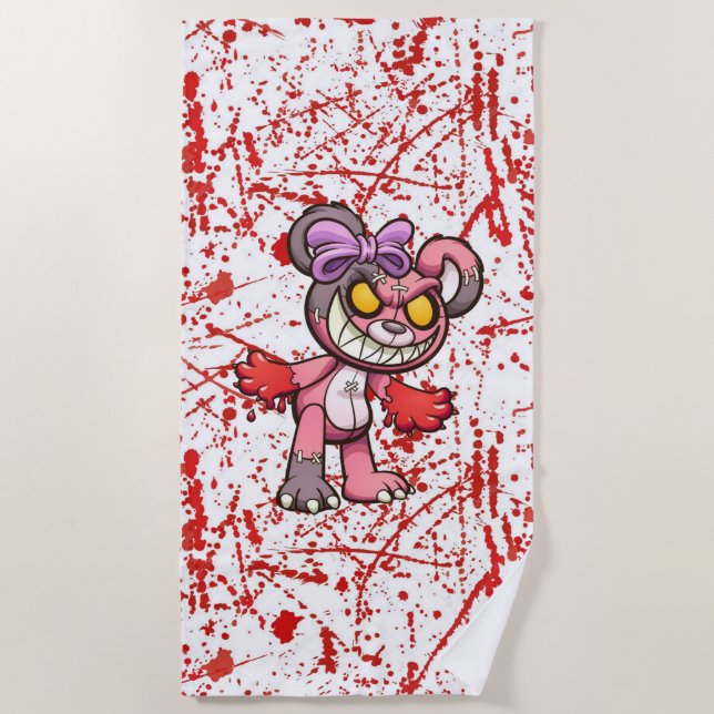 Toalla de playa Scare Bear (Anverso)