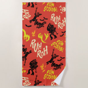 Toalla De Playa Scooby-Doo Ruh Roh Run Scoob! Estampado