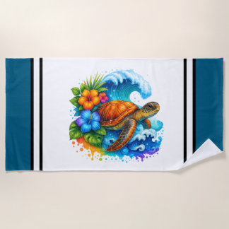 Toalla De Playa Sea Turtle Beach Towel