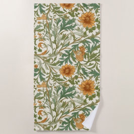 Toalla De Playa Seamless Arts and Crafts style repeating pattern