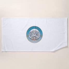 Toalla De Playa Sello urbano de Murrieta (California)