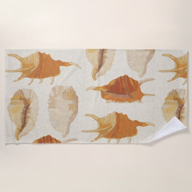 Toalla De Playa Semillas texturadas (Anverso)