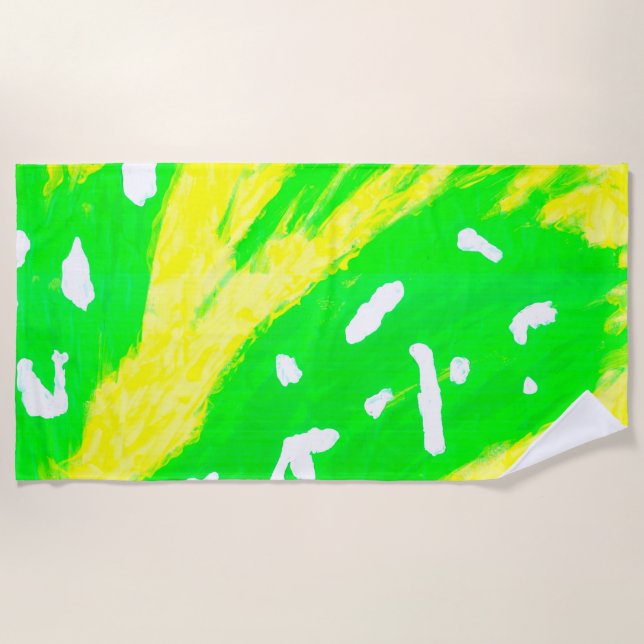 Toalla De Playa Sensación feliz (Anverso)