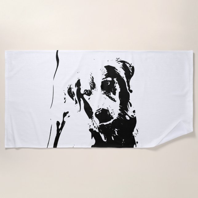 Toalla De Playa Sentinel de Otoño Dorado (Anverso)