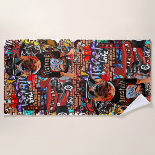 TOALLA DE PLAYA SERVIETTE DE PLAGE 