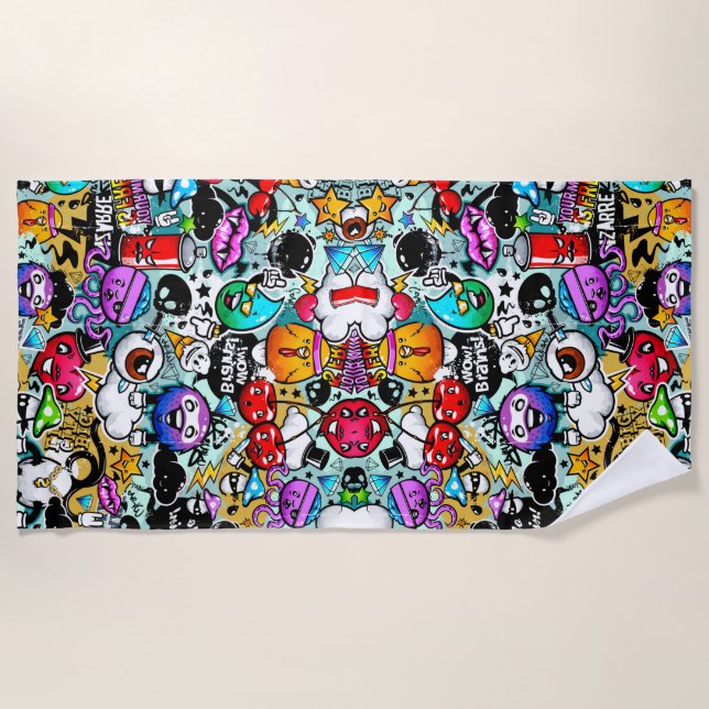 TOALLA DE PLAYA SERVIETTE DE PLAGE  (Anverso)