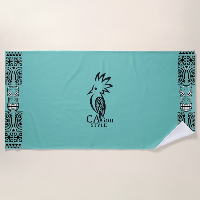 Toalla De Playa Serviette de plage Cagou Style (Anverso)