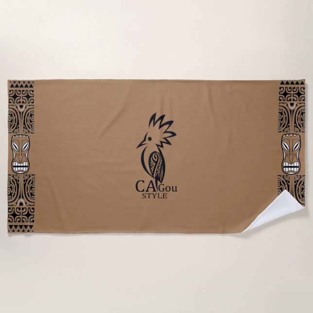 Toalla De Playa Serviette de plage Cagou Style (Anverso)