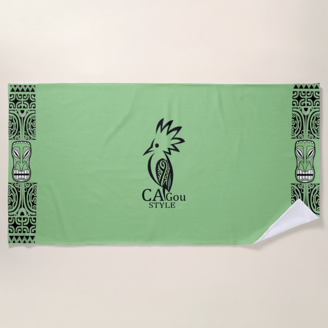 Toalla De Playa Serviette de plage Cagou Style (Anverso)