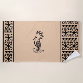 Toalla De Playa Serviette de plage Cagou Style