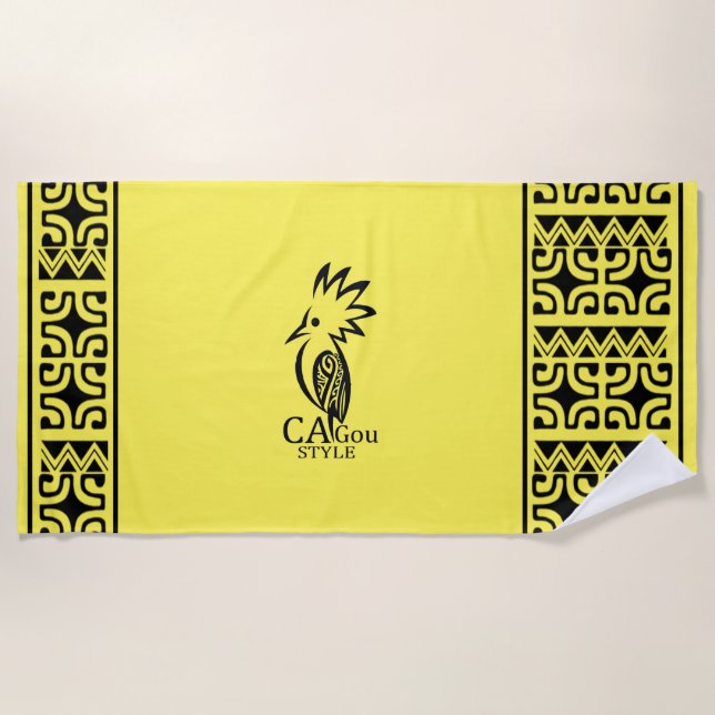 Toalla De Playa Serviette de plage Cagou Style (Anverso)