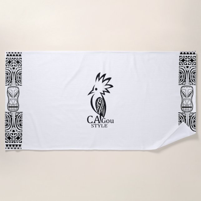 Toalla De Playa Serviette de plage Cagou Style (Anverso)