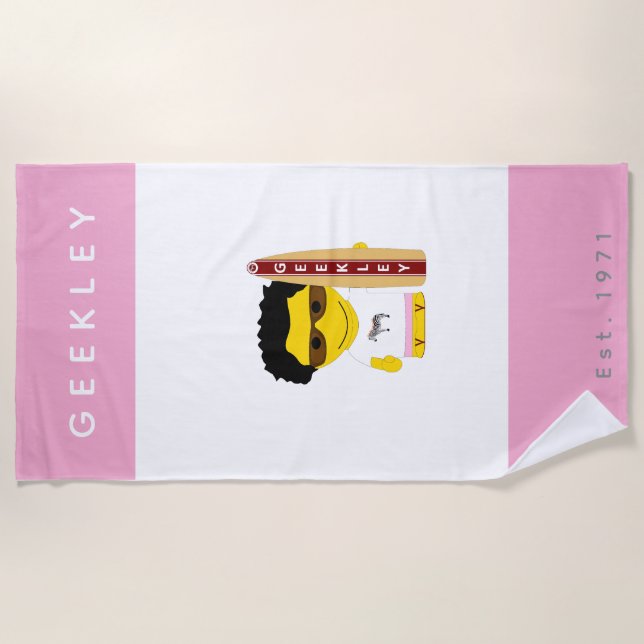 Toalla De Playa Serviette de plage GEEKLEY (Anverso)