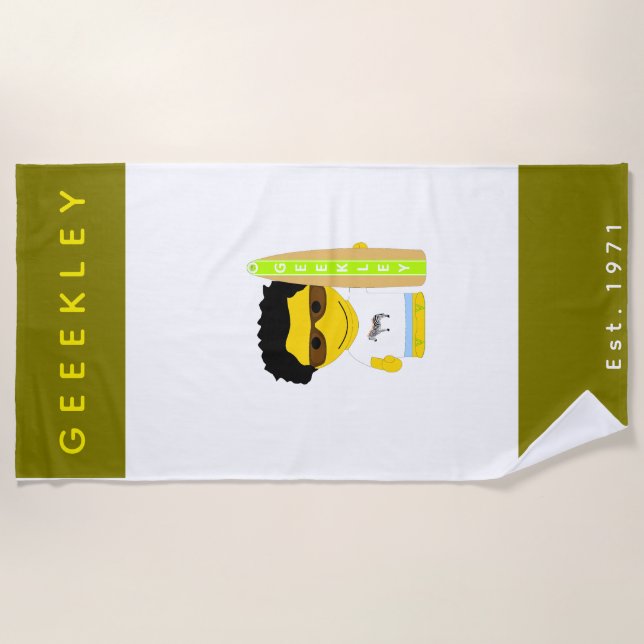 Toalla De Playa Serviette de plage GEEKLEY (Anverso)