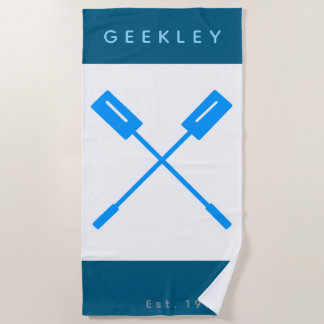 Toalla De Playa Serviette de plage GEEKLEY "Oars"