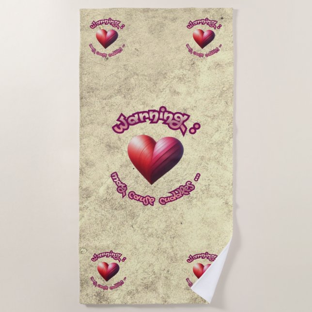 Toalla De Playa Serviette de plage - Jamming! Secret Crush Beach  (Anverso)