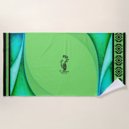 Toalla De Playa Serviette de plage  Lagon /Cagou Style